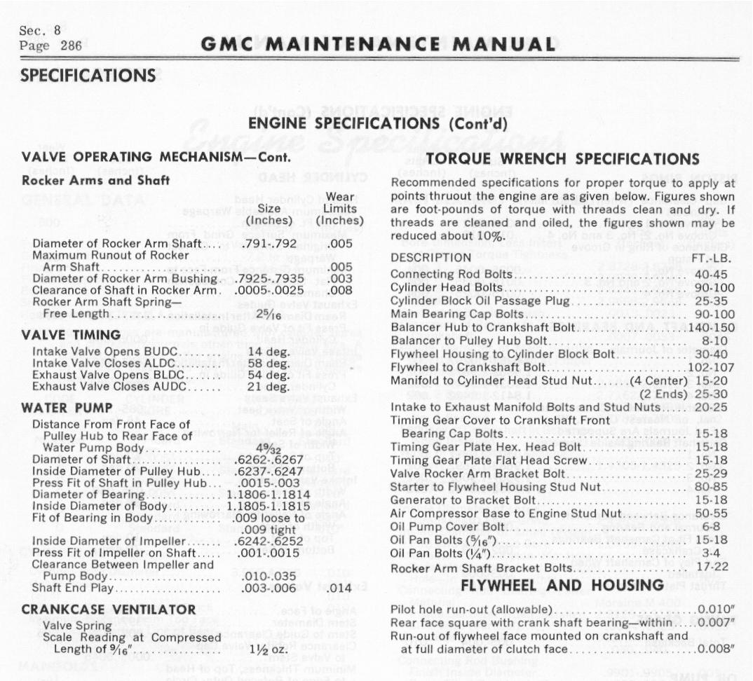 Gmc tune up specs #4