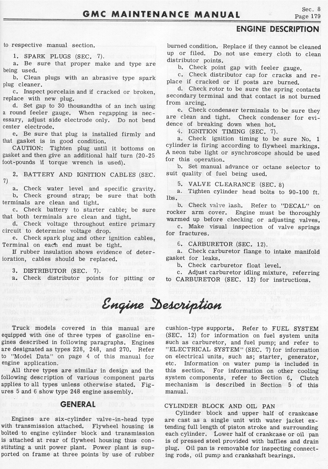 Tune up specs ford 330 #2